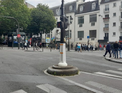 René v policejním voze