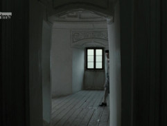 Jánošík na chodbě zámku