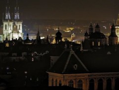 večerná Praha