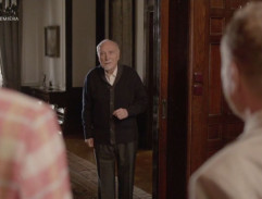 v predsieni vily Antalových