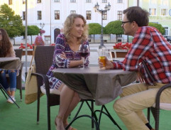 na terase reštaurácie