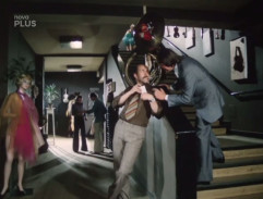 schody v Divadélku v suterénu