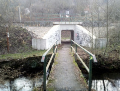 Mostek cestou k chatě