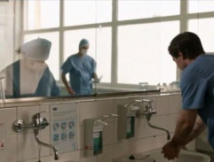 umyváreň pri operačnej sále v martinskej nemocnici