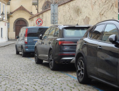 Před bydlištěm Havleny