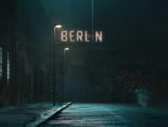 Temná ulice v Berlíně