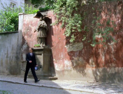 U sochy sv. Nepomuka