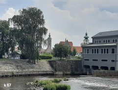 Centrum města od Jiráskova jezu