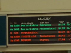 Odjezdová tabule