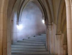 Točité schodiště na zámku