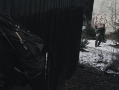 Stodola u zamrzlého jezera