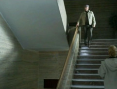 Schodiště v budově TV