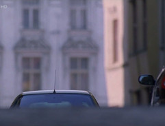 pred domom Robertovej mami