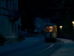 Noční jízda tramvají