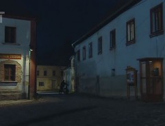 nočná ulica vo Svatom Štěpáne