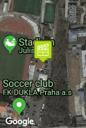 na chodbe FC Rapid Praha
